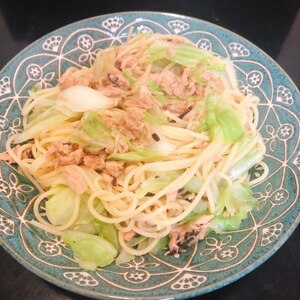 キャベツとツナと塩昆布のパスタ レシピ 作り方 By Piano 楽天レシピ